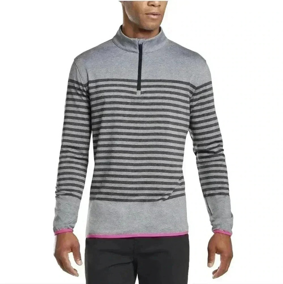 G/FORE Striped Mid Quarter Zip Pullover - medium - Picture 1 of 7